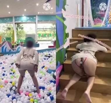 Нгуен Тач Бао Нгок Королева вечеринки показала, что горячее видео не может оторвать ее глаз