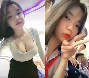 Женщина -студентка Tan Truc Truong пригласила друг друга исследовать удовольствие в мотеле